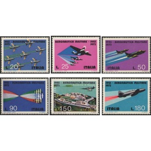 1973 50° dell Aereonautica Militare Posta Aerea 6 v. Italia 1
