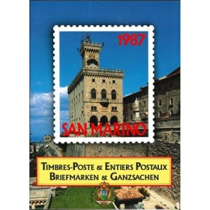SAN MARINO - 1987 - Libro annata completa