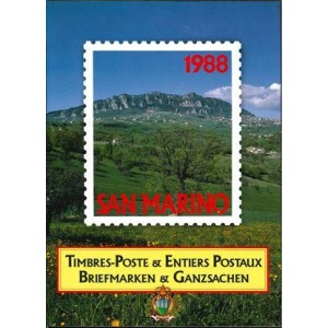 SAN MARINO - 1988 - Libro annata completa