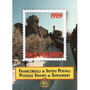 SAN MARINO - 1989 - Libro annata completa