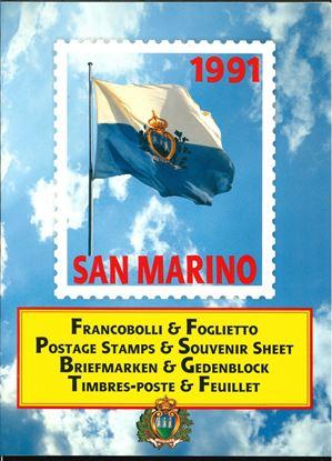 1991 Libro annata completa San Marino San Marino 1 SAN MARINO - 1991 - Libro annata completa