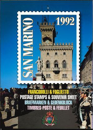 1992 Libro annata completa San Marino San Marino 1 SAN MARINO - 1992 - Libro annata completa