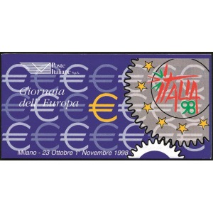 1998 Esposizione Italia 98 Giornata dell Europa 1 libretto Italia 1 1