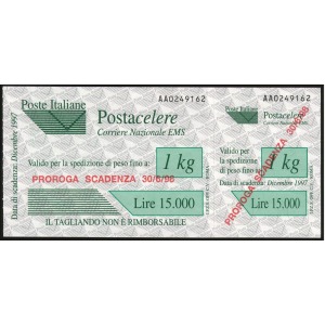 1998 Posta Celere PROROGA SCADENZA 30 6 98 3 v. Italia 1 1