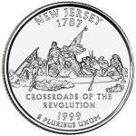 STATI UNITI - 1999 - 25 c. 50 Stati: New Jersey - Zecca D FDC
