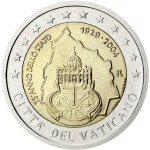 VATICANO - 2004 - 2 € 75° dello Stato Vaticano - FDC in folder