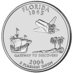 STATI UNITI - 2004 - 25 c. 50 Stati: Florida - Zecca D FDC