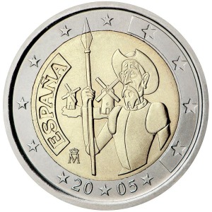 SPAGNA - 2005 - 2 € 400° del Don Chisciotte - Rotolino
