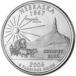 STATI UNITI - 2006 - 25 c. 50 Stati: Nebraska - Zecca D FDC