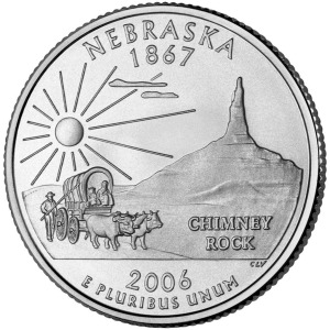 STATI UNITI - 2006 - 25 c. 50 Stati: Nebraska - Zecca D FDC