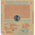 SAN MARINO - 2006 - Mini set turistico: Ferrari con 1 € - 1 moneta FDC