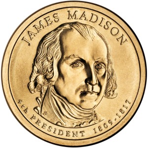 STATI UNITI - 2007 - 1 $ Presidenti: James Madison - Zecca D FDC