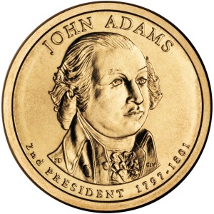STATI UNITI - 2007 - 1 $ Presidenti: John Adams - Zecca D FDC
