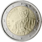 SAN MARINO - 2007 - 2 € 200° della nascita di Giuseppe Garibaldi - FDC in folder