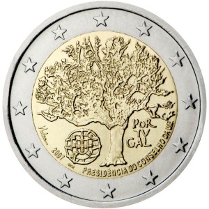 PORTOGALLO - 2007 - 2 € Presidenza Europea - Sacchetto