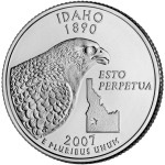 STATI UNITI - 2007 - 25 c. 50 Stati: Idaho - Zecca D FDC