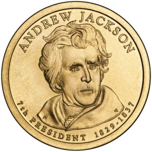 STATI UNITI - 2008 - 1 $ Presidenti: Andrew Jackson - Zecca D FDC