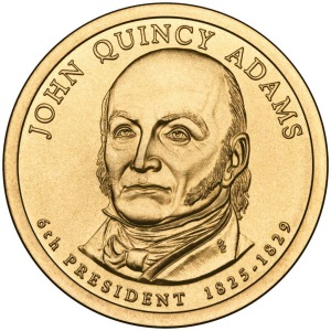 STATI UNITI - 2008 - 1 $ Presidenti: John Quincy Adams - Zecca D FDC