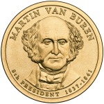 STATI UNITI - 2008 - 1 $ Presidenti: Martin Van Buren - Zecca D FDC