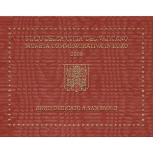 VATICANO - 2008 - 2 € Anno di San Paolo - FDC in folder