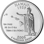 STATI UNITI - 2008 - 25 c. 50 Stati: Hawaii - Zecca D FDC