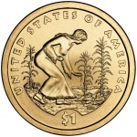 STATI UNITI - 2009 - 1 $ Nativi: Diffusione dell'agricoltura delle tre sorelle - Zecca D FDC