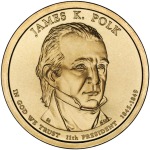 STATI UNITI - 2009 - 1 $ Presidenti: James Knox Polk - Zecca D FDC