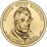 STATI UNITI - 2009 - 1 $ Presidenti: William Henry Harrison - Zecca D FDC