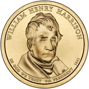 STATI UNITI - 2009 - 1 $ Presidenti: William Henry Harrison - Zecca D FDC
