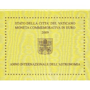 VATICANO - 2009 - 2 € Anno dell’Astronomia - FDC in folder