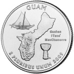 STATI UNITI - 2009 - 25c. Territori: Guam - Zecca D - FDC