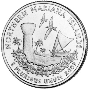 STATI UNITI - 2009 - 25c. Territori: Northern Mariana Islands - Zecca D - FDC