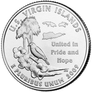 STATI UNITI - 2009 - 25c. Territori: U.S. Virgin Islands - Zecca D - FDC