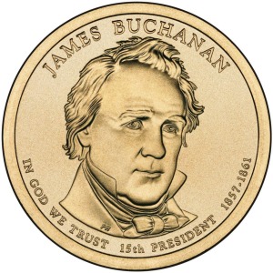 STATI UNITI - 2010 - 1 $ Presidenti: James Buchanan - Zecca D FDC