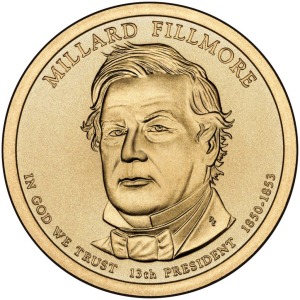 STATI UNITI - 2010 - 1 $ Presidenti: Millard Fillmore - Zecca D FDC