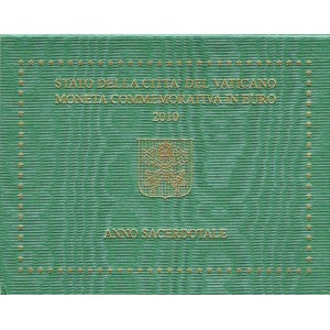 VATICANO - 2010 - 2 € Anno Sacerdotale - FDC in folder