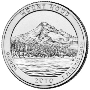STATI UNITI - 2010 - 25 c. Parchi: Mount Hood National Forest (Oregon) Zecca D FDC