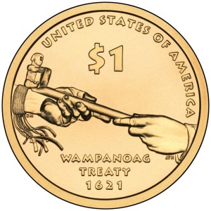 STATI UNITI - 2011 - 1 $ Nativi: Trattati con le Nazioni Tribali - Zecca D FDC