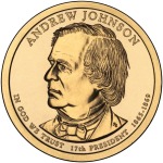 STATI UNITI - 2011 - 1 $ Presidenti: Andrew Johnson - Zecca D FDC