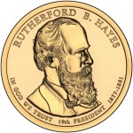 STATI UNITI - 2011 - 1 $ Presidenti: Rutherford Birchard Hayes - Zecca D FDC
