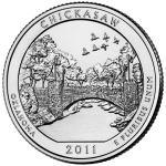 STATI UNITI - 2011 - 25 c. Parchi: Chickasaw National Recreation Area (Oklahoma) - Zecca D FDC