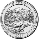 STATI UNITI - 2011 - 25 c. Parchi: Olympic (Washington) - Zecca D FDC