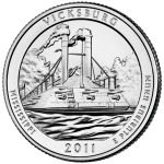 STATI UNITI - 2011 - 25 c. Parchi: Vicksburg National Military Park (Mississippi) - Zecca D FDC
