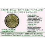 VATICANO - 2011 - Coin card N° 2: Città del Vaticano con 50 c. - 1 moneta FDC