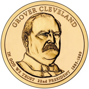 STATI UNITI - 2012 - 1 $ Presidenti: Stephen Grover Cleveland 1° mandato - Zecca D FDC