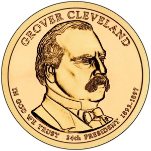 STATI UNITI - 2012 - 1 $ Presidenti: Stephen Grover Cleveland 2° mandato - Zecca D FDC