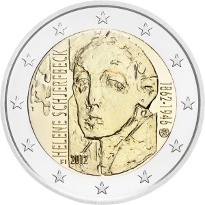 FINLANDIA - 2012 - 2 € 150° della nascita di Helene Schjerfbeck - Rotolino