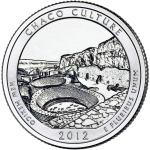STATI UNITI - 2012 - 25 c. Parchi: Chaco Culture National Historical Park (New Mexico) - Zecca P FDC
