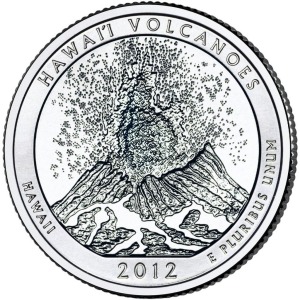 STATI UNITI - 2012 - 25 c. Parchi: Hawai'i Volcanoes (Hawaii) - Zecca D FDC