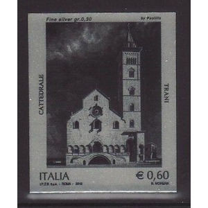 ITALIA - 2012 - Cattedrale di Trani - 1 v. su lamina d'argento